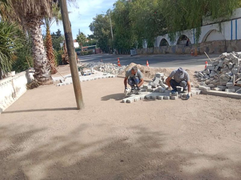 BELEDİYE FEN İŞLERİ EKİPLERİNİN İLÇE GENELİNDEKİ ÇALIŞMALARI