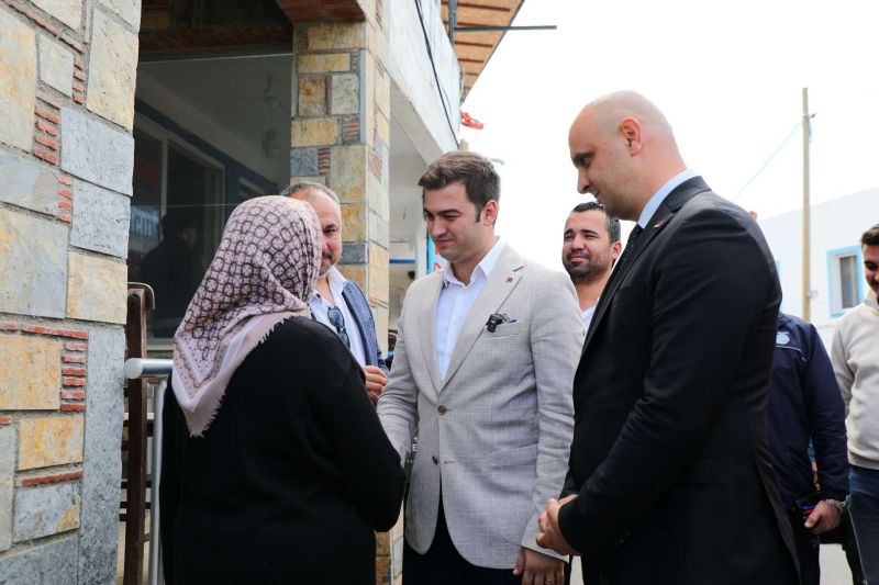 BAŞKAN MANDALİNCİ’DEN SAHA ZİYARETLERİ