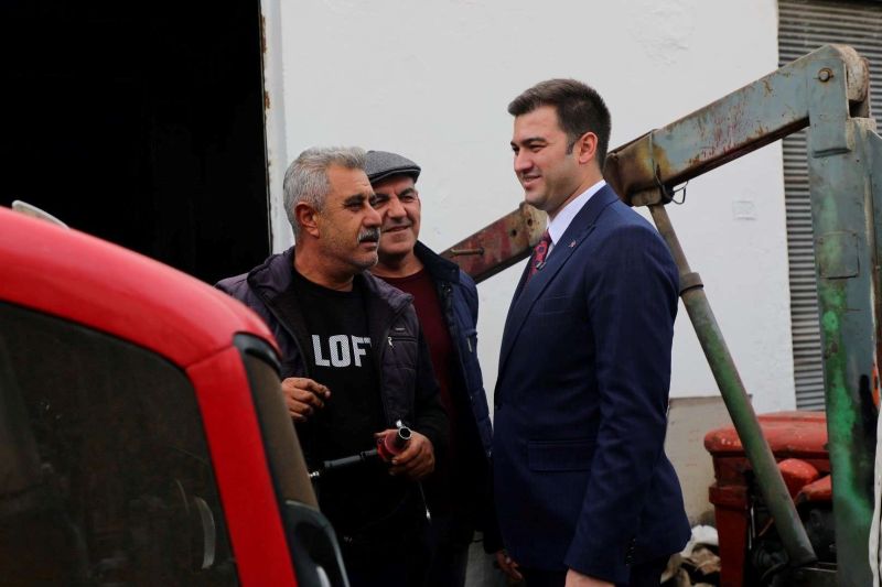 BAŞKAN MANDALİNCİ TURGUTREİS SANAYİSİNİ ZİYARET ETTİ