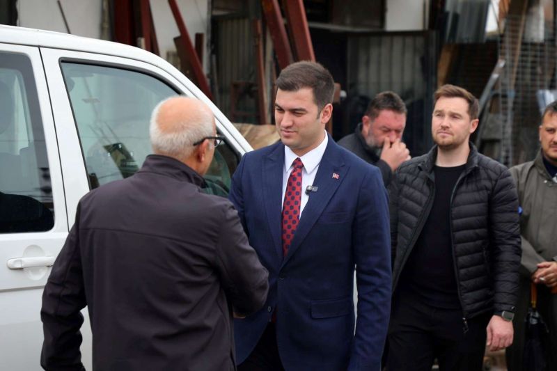 BAŞKAN MANDALİNCİ TURGUTREİS SANAYİSİNİ ZİYARET ETTİ