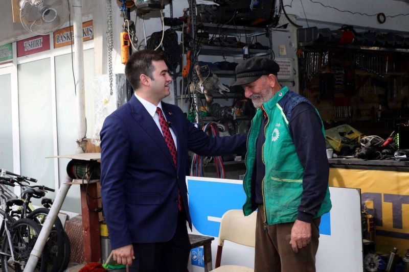 BAŞKAN MANDALİNCİ TURGUTREİS SANAYİSİNİ ZİYARET ETTİ