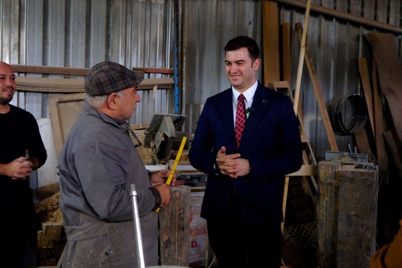 BAŞKAN MANDALİNCİ TURGUTREİS SANAYİSİNİ ZİYARET ETTİ