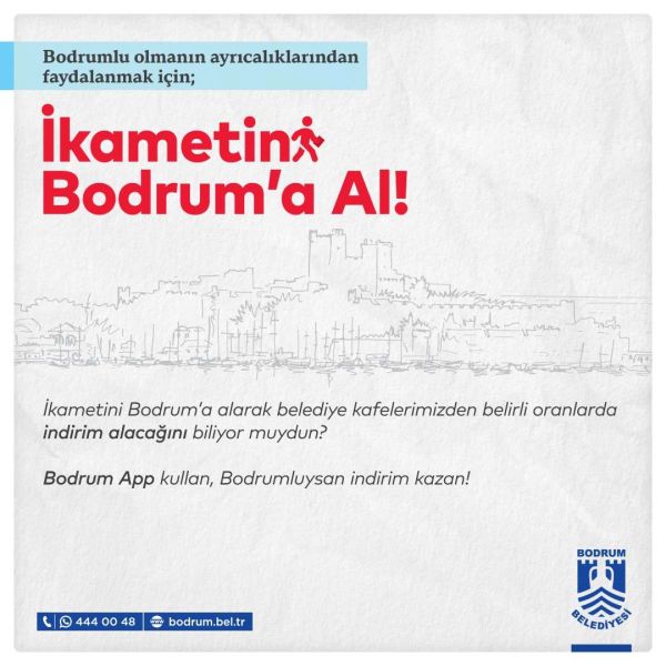 BAŞKAN MANDALİNCİ’DEN “İKAMETİNİ BODRUM’A AL!” ÇAĞRISI