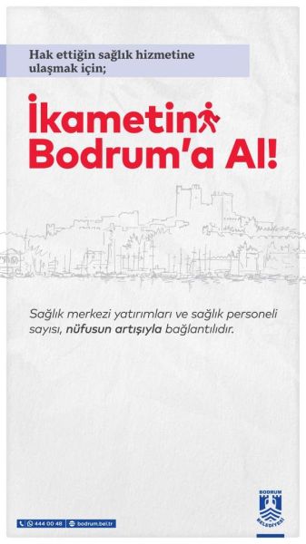 BAŞKAN MANDALİNCİ’DEN “İKAMETİNİ BODRUM’A AL!” ÇAĞRISI
