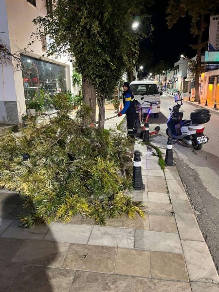 BELEDİYE, OLUMSUZLUKLARA KARŞI NÖBETTE