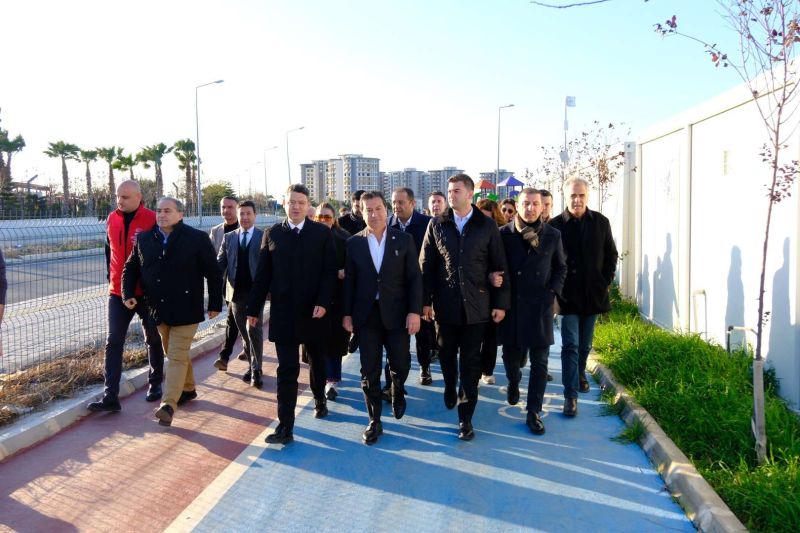 BAŞKAN MANDALİNCİ, BÜYÜK FELAKETİN 2.YILINDA HATAY'DA