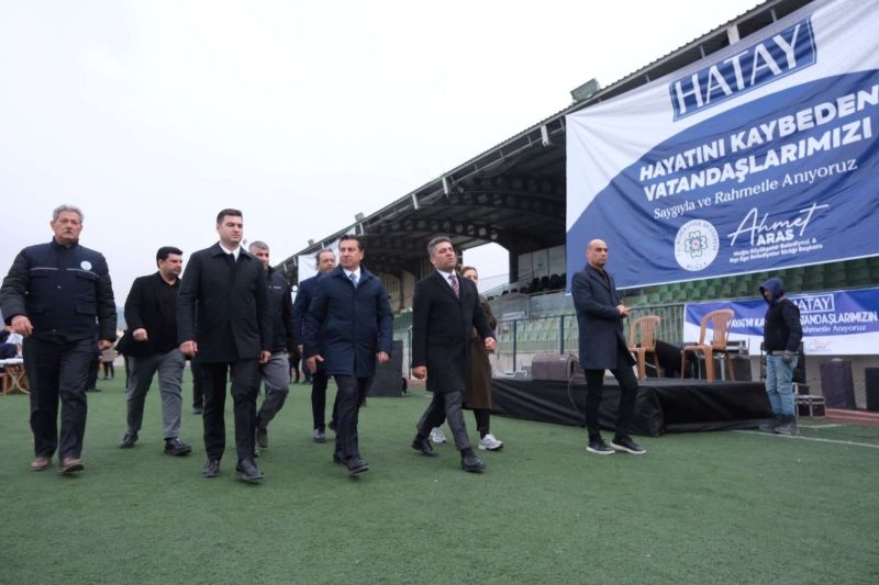 BAŞKAN MANDALİNCİ, BÜYÜK FELAKETİN 2.YILINDA HATAY'DA