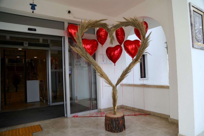 BELEDİYEDEN 14 ŞUBAT’A ÖZEL ALAN