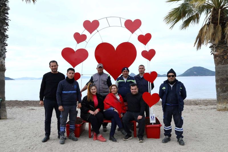 BELEDİYEDEN 14 ŞUBAT’A ÖZEL ALAN