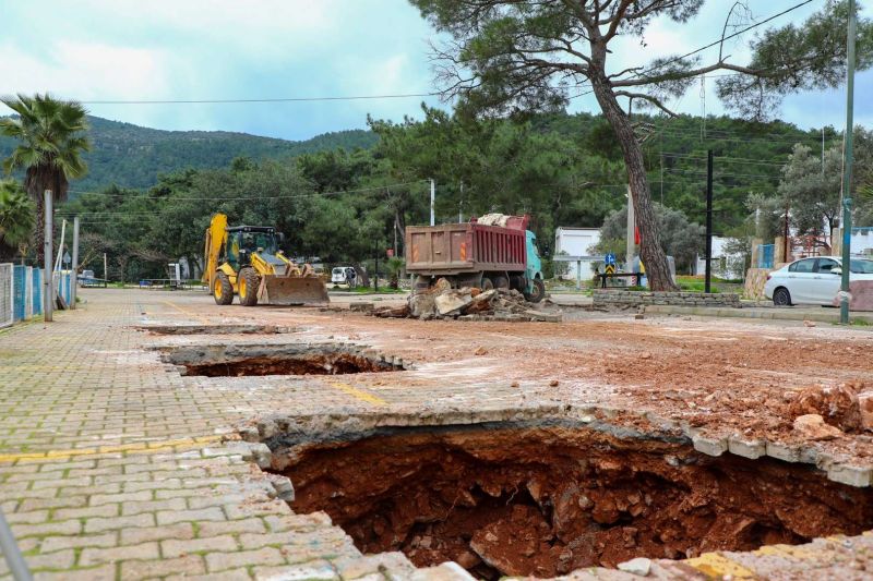 KIZILAĞAÇ PAZAR YERİ ÇALIŞMASININ İLK ETABI TAMAMLANDI