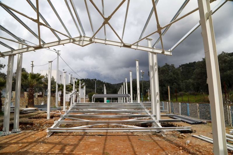 KIZILAĞAÇ PAZAR YERİ ÇALIŞMASININ İLK ETABI TAMAMLANDI