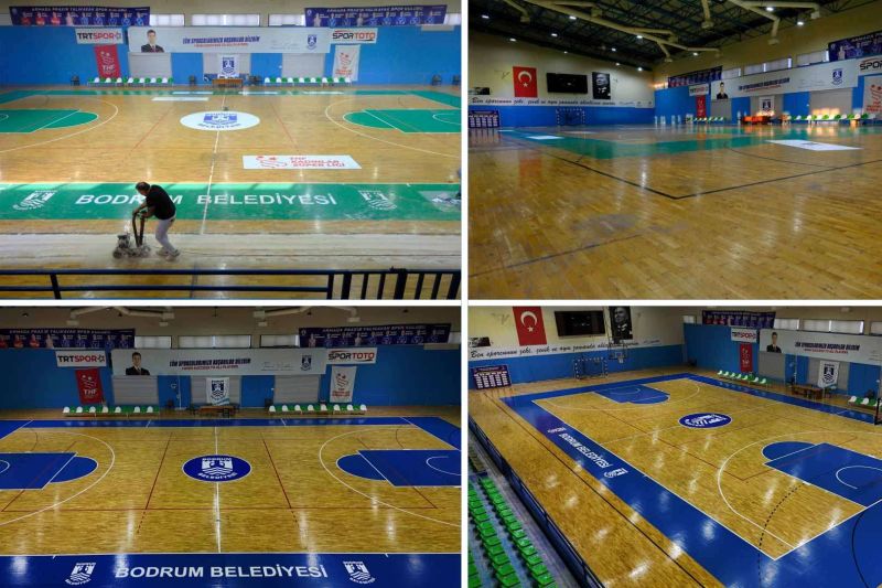 BİNNAZ KARAKAYA SPOR SALONUNDA ÇALIŞMALAR TAMAMLANDI