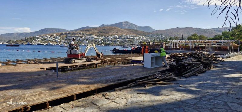 BODRUM’DA KAÇAK YAPILAŞMA MÜCADELESİ