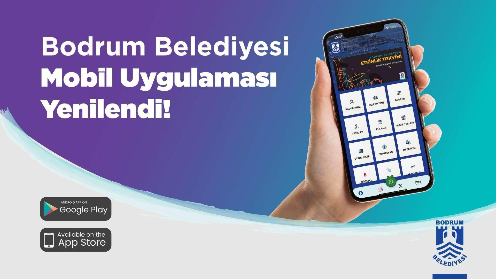 BODRUM BELEDİYESİ MOBİL UYGULAMASINI VATANDAŞLARIMIZIN HİZMETİNE SUNDUK