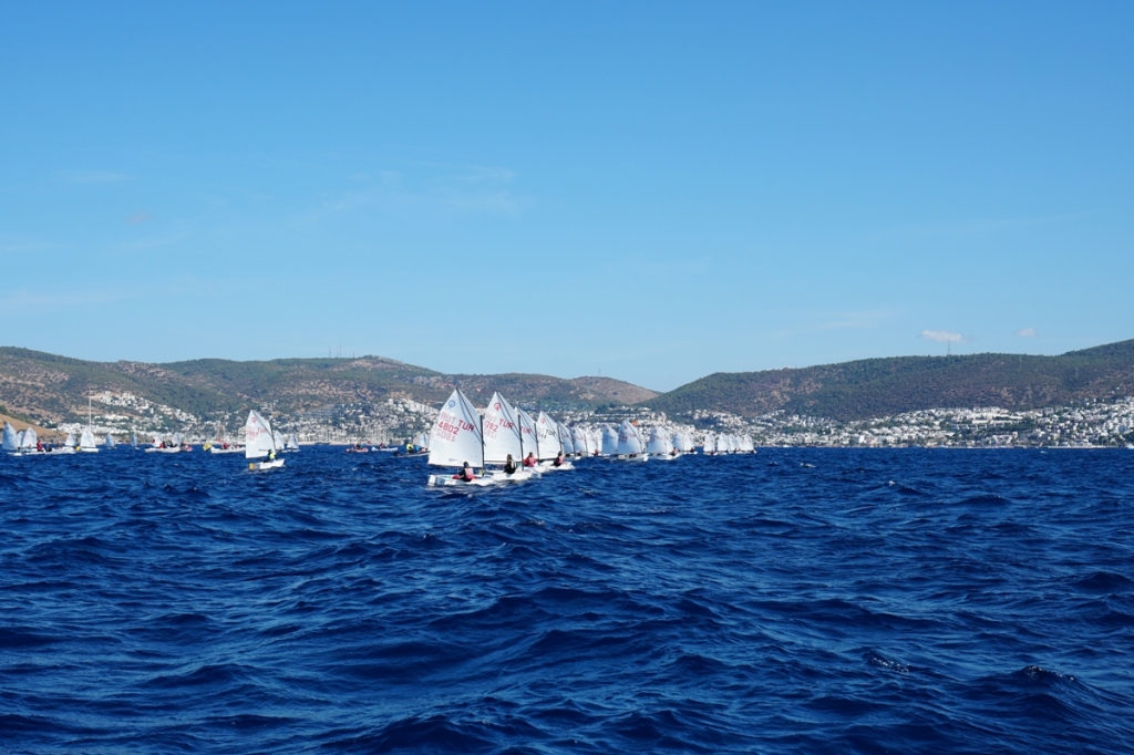 9. BİOR BODRUM ULUSLARARASI OPTİMİST YARIŞMASI BODRUM'DA YAPILDI