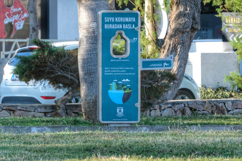 YENİ NESİL SU SEBİLLERİNİ BODRUM PARKLARINA YERLEŞTİRİYORUZ