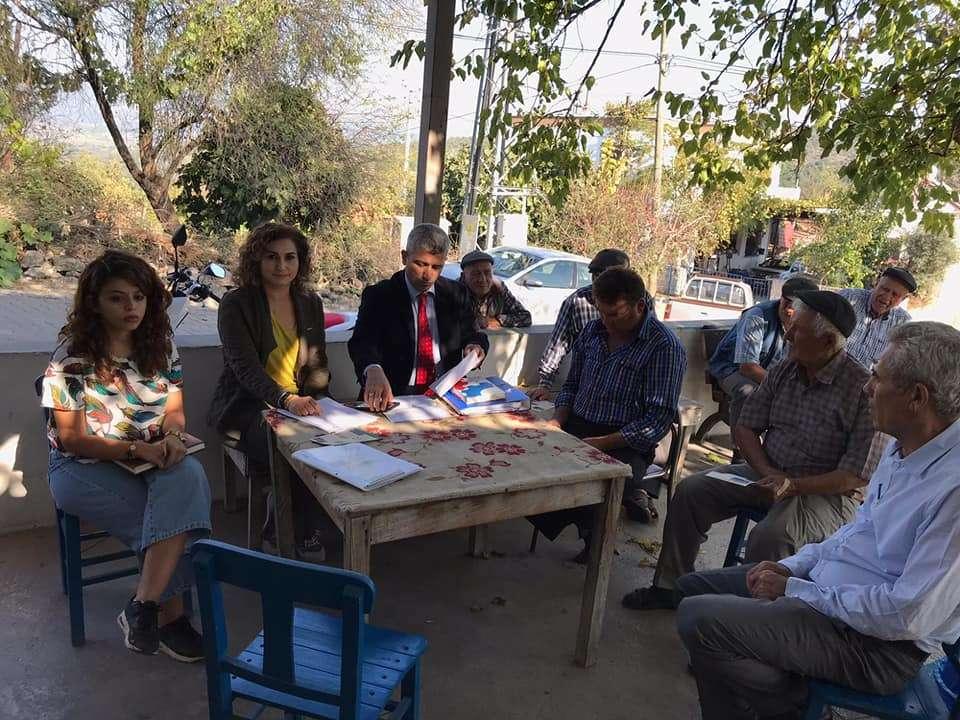 KEMER, TEPECİK, BAHÇEYAKASI, MUMCULAR, SAZKÖY, ÇAMARASI VE PINARLIBELEN'DE BİLGİLENEDİRME TOPLANTISI YAPTIK