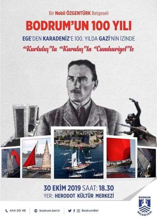 BODRUM'UN 100 YILI BELGESEL GÖSTERİMİ YAPILD
