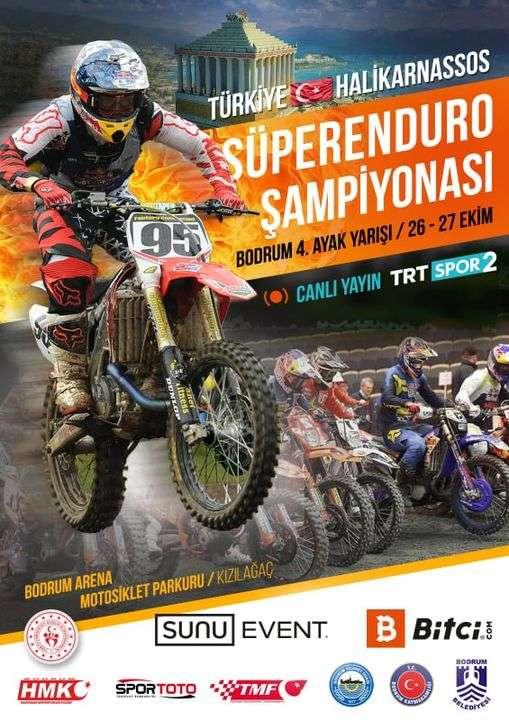 TÜRKİYE HALİKARNASSOS SUPERENDURO ŞAMPİYONASI DÜZENLENDİ