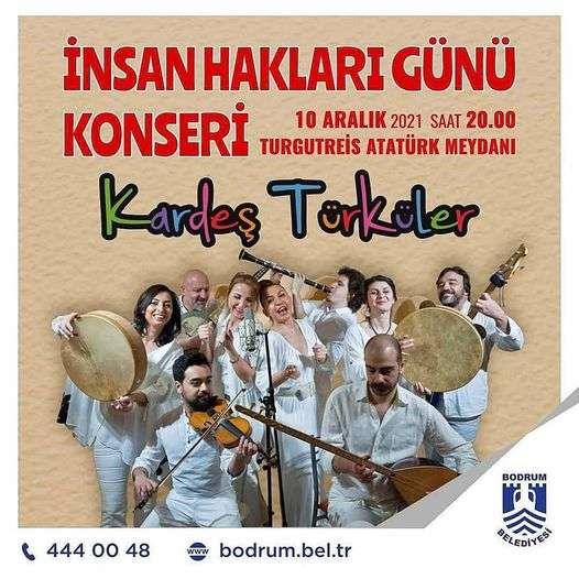 KARDEŞ TÜRKÜLER İNSAN HAKLARI KONSERİ GERÇEKLEŞTİ