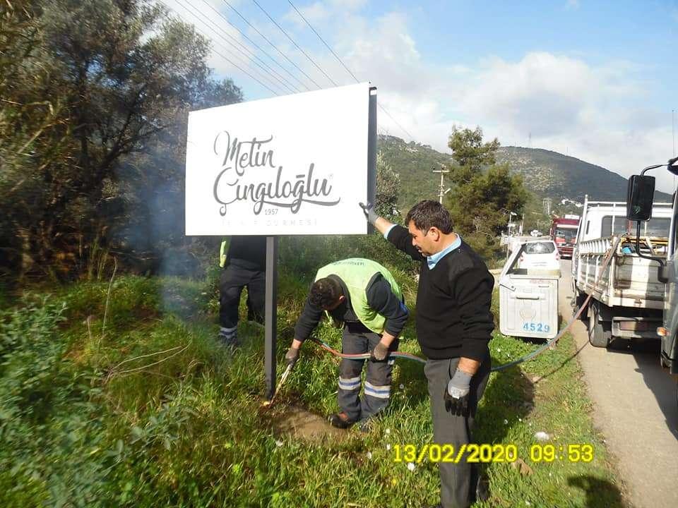 TABELA VE TOTEM KİRLİLİĞİNE KLARŞI MÜCADELE BAŞLATTIK