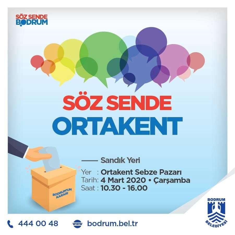 -YOUR WORD, BODRUM!- PROJECT IN ORTAKENT NEIGHBORHOOD