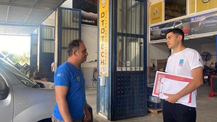 THE FIELD SOLUTION TEAM VISITED THE SHOPKEEPERS OF THE INDUSTRIAL AREA IN ÇIRKAN