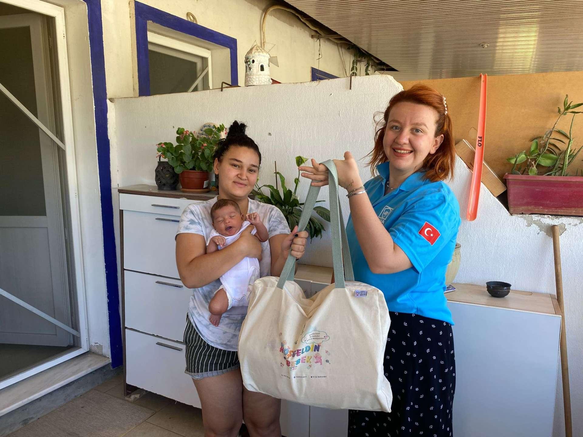 VISITING NEWBORN BABIES IN BODRUM IN JULY WITH THE - WELCOME BABY - PROJECT