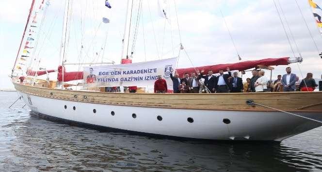STS OKUL GEMİSİ'NİN EGE'DEN KARADENİZ'E SEYRİ ETKİNLİĞİ DÜZENLENDİ