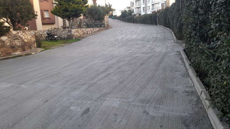 KOYUNBABA MAHALLESİ NURİ CONGER SOKAK BETON YOL ÇALIŞMALARI TAMAMLANDI