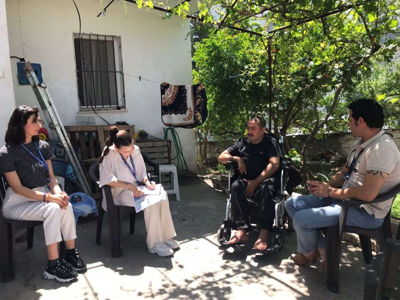 The Municipal Field Solution Team Visits Disabled Individuals