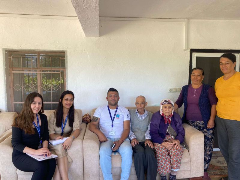 The Municipal Field Solution Team Visits Disabled Individuals