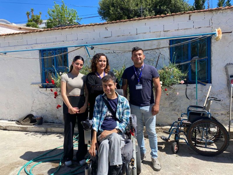 The Municipal Field Solution Team Visits Disabled Individuals