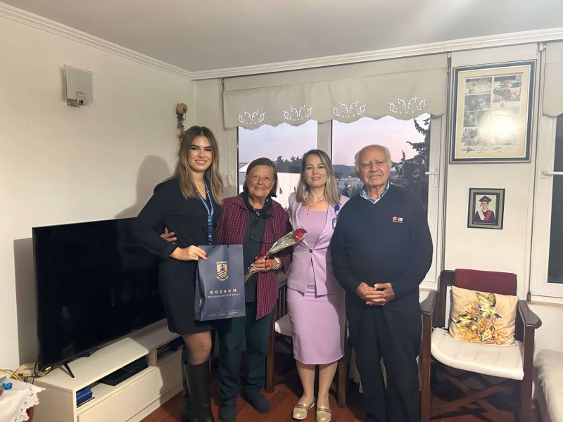 EKİBİMİZ TARAFINDAN EMEKLİ ÖĞRETMENLERİMİZ ZİYARET EDİLDİ.