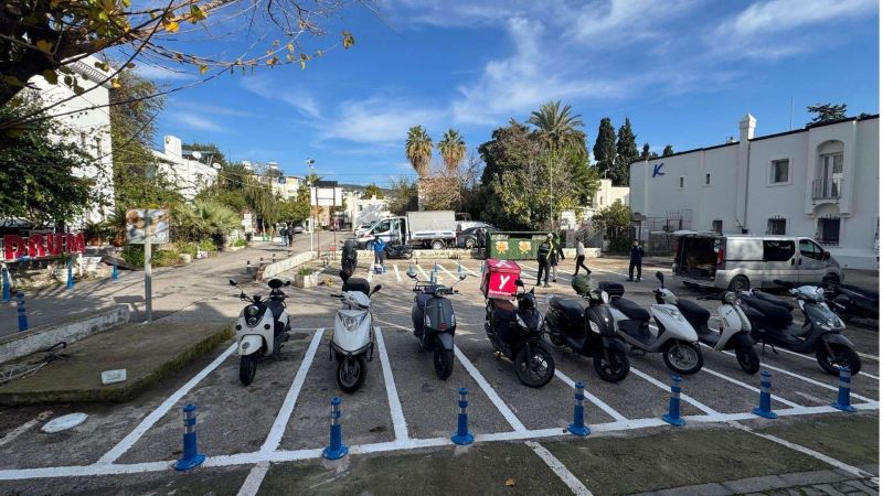 BODRUM’DA MOTOPARKLAR HİZMETE GİRİYOR