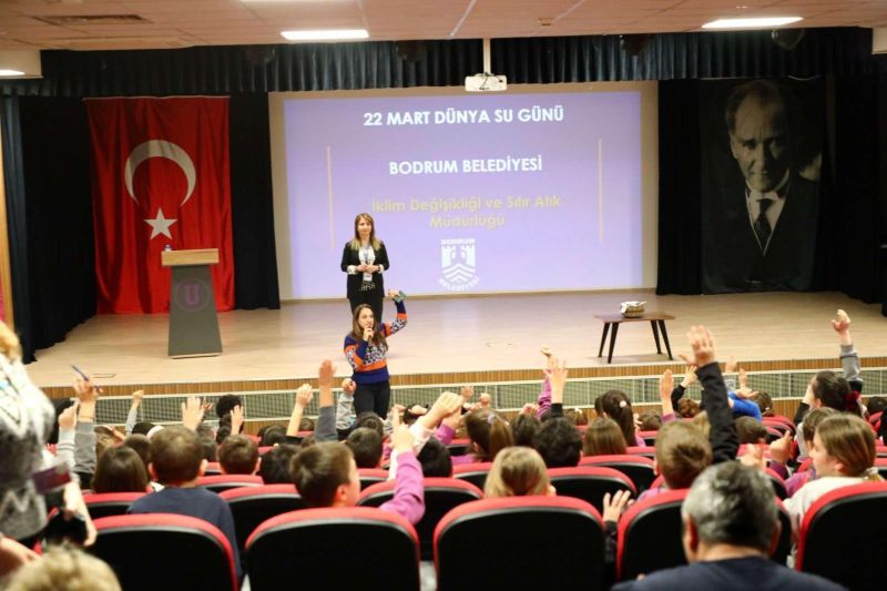 ÖĞRENCİLERE SU FARKINDALIĞI SEMİNERİ DÜZENLEDİK