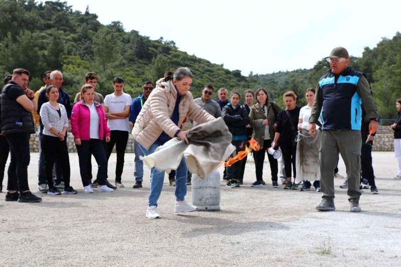 YANGIN EĞİTİMİ PROGRAMLARINI SÜRDÜRÜYORUZ