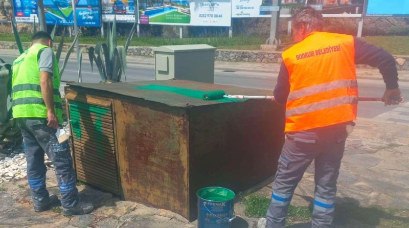 BODRUM SANAYİSİNDE ÇEVRE VE GÖRSEL İYİLEŞTİRME ÇALIŞMALARI YAPILDI
