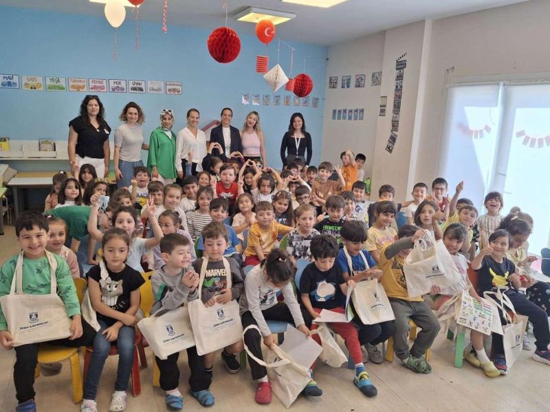 ANAOKULU ÖĞRENCİLERİNE SIFIR ATIK EĞİTİMİ VERDİK