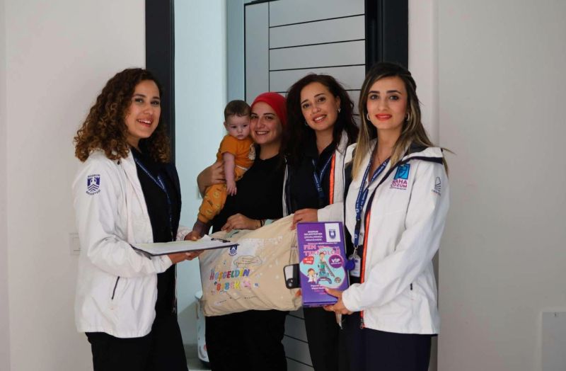 HOŞGELDİN BEBEK PROJESİ KAPSAMINDA YENİ DOĞAN BEBEKLERİMİZİ ZİYARET ETTİK