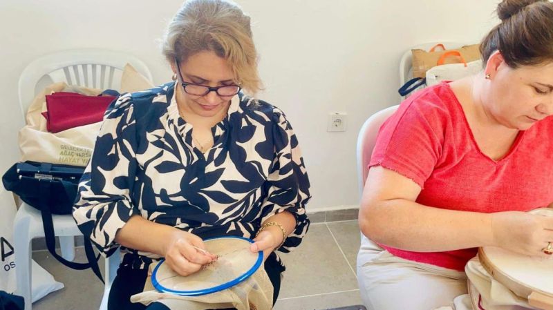 ÇİFTLİK KADIN YAŞAM MERKEZİ’NDE GELENEKSEL SANATLAR