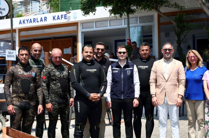 DENİZ DİBİ TEMİZLİĞİNİN BEŞİNCİ ETABI GERÇEKLEŞTİRİLDİ