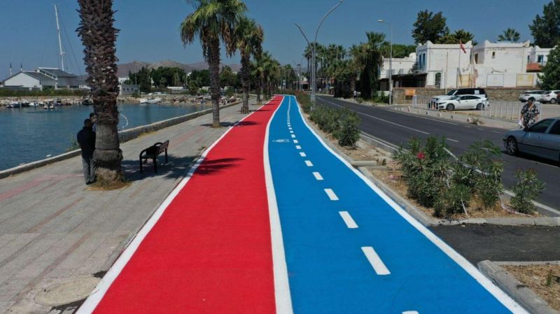 BİSİKLET VE KOŞU YOLU VATANDAŞLARIMIZIN HİZMETİNE SUNULDU