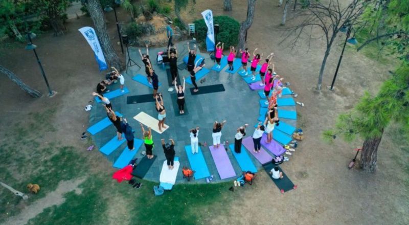 AÇIK HAVA YOGA GÜNLERİ MUMCULAR'DA GERÇEKLEŞTİRİLDİ