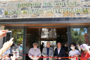 BODRUM BELEDİYESİ NAZIM HİKMET KÜTÜPHANESİ'Nİ AÇTIK