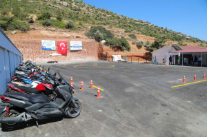 MOTOSİKLET EĞİTİM VE SINAV ALANI HİZMETE GİRDİ
