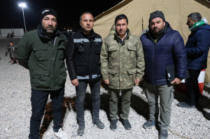 DEPREM BÖLGESİNDE ÇADIR KENT VE AŞ EVİ KURDUK