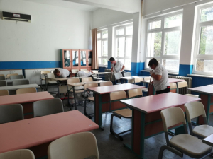 OKULLARDA DEZENFEKSİYON ÇALIŞMASI BAŞLATTIK