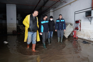 SU TAŞKINLARINA KARŞI TÜM İMKANLARI SEFERBER ETTİK