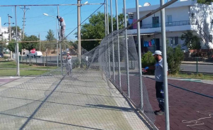 SPOR ALANLARININ DÜZENLENMESİ VE BAKIMINI YAPTIK